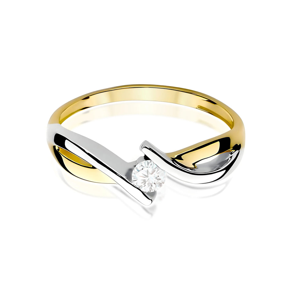 14k (585) Gold Ring | 0.08ct Diamond | GREMARI Jewelry
