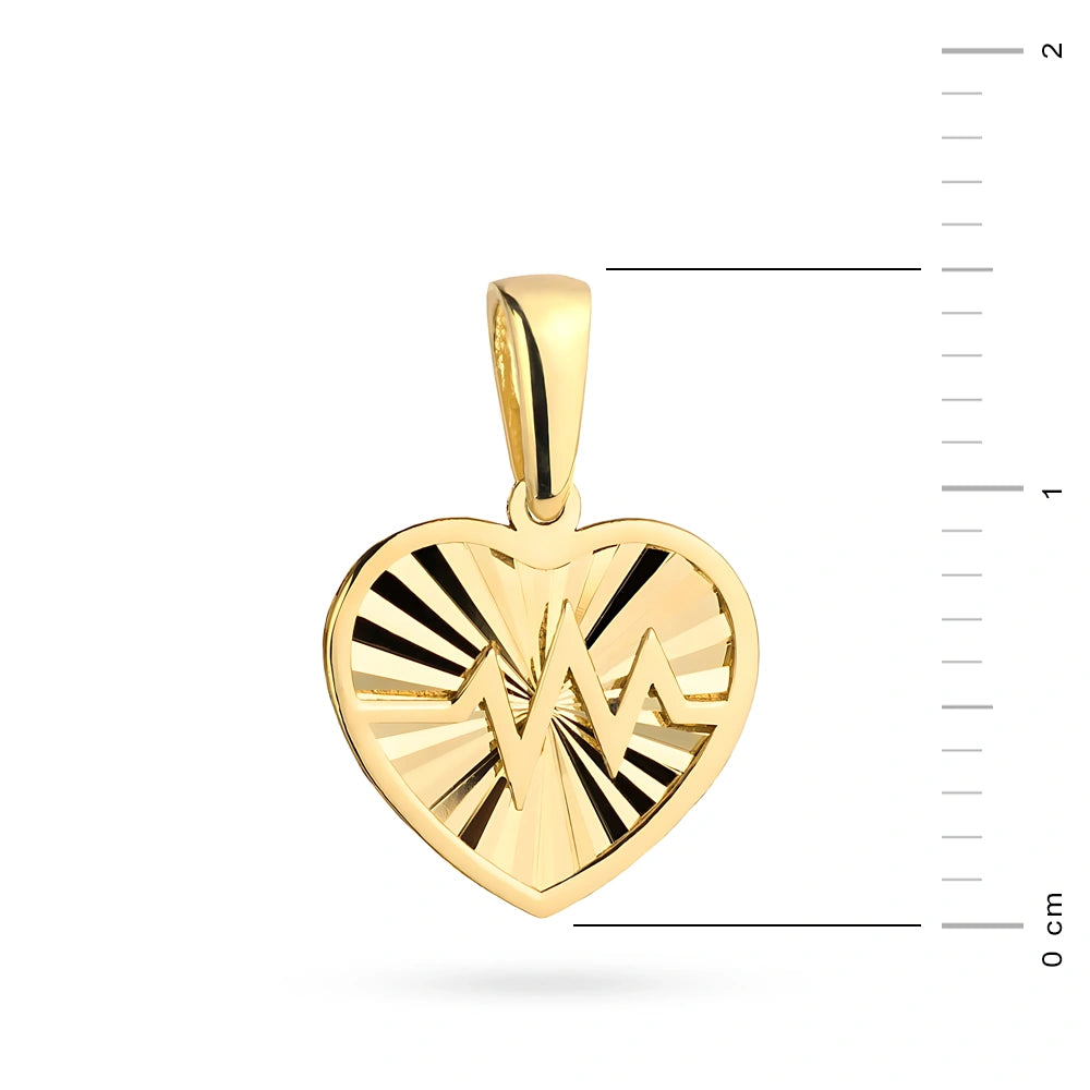 14-carat gold pendant is created by master jewelers with exquisite attention to detail. Excellent choice as a gift.