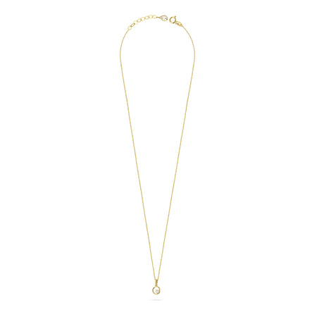 14k Gold (585) Necklace | Heart Shaped Pendant & Zirconia | GREMARI Jewelry