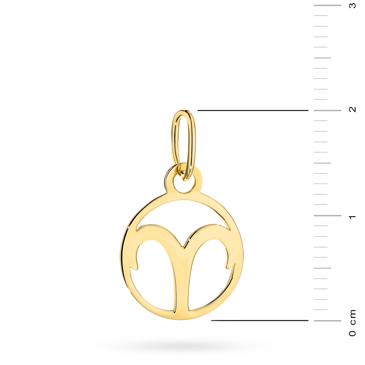 14k Gold (585) Pendant | Zodiac Capricorn Sign | GREMARI Gold