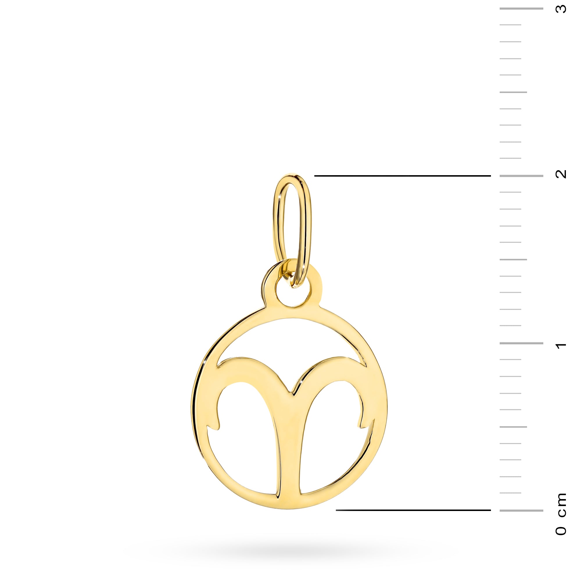 14k Gold (585) Pendant | Zodiac Capricorn Sign | GREMARI Gold