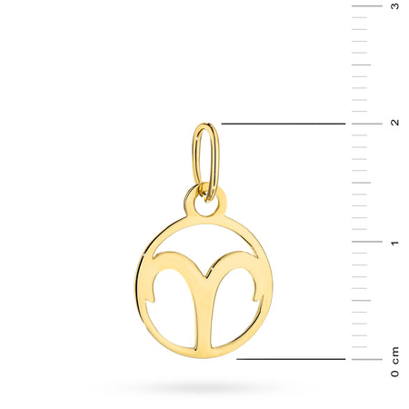 14k Gold (585) Pendant | Zodiac Capricorn Sign | GREMARI Gold