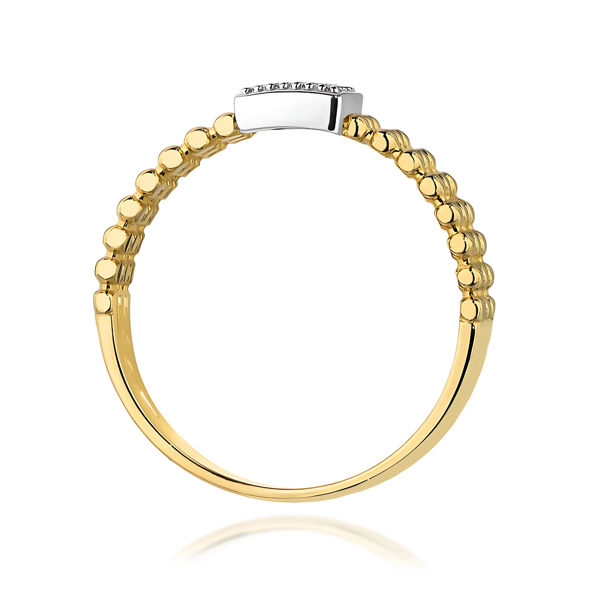 14K Gold Ring | 0.08ct Diamonds | GREMARI Jewelry