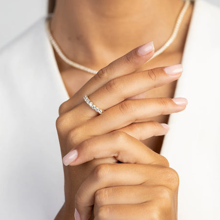 Gold 14k(585) ring with 0,08ct diamonds.  Perfect for a gift.