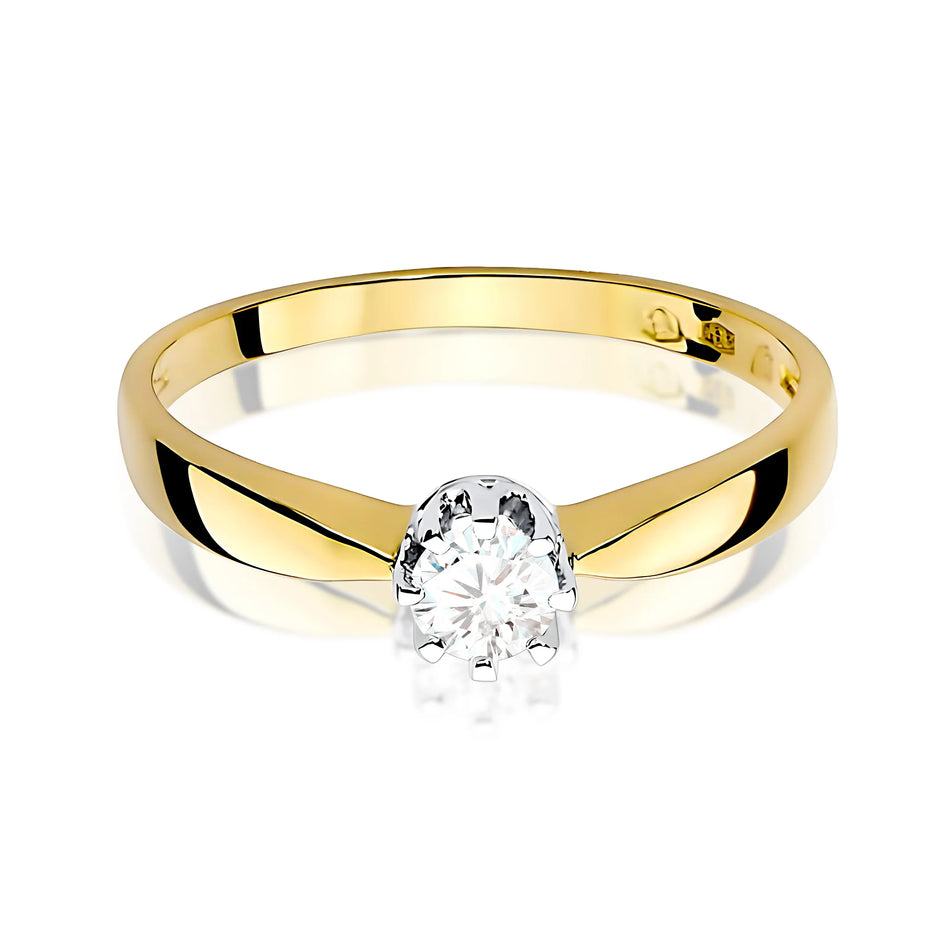 14k (585) Gold Ring | 0.15ct Diamond | GREMARI Jewelry