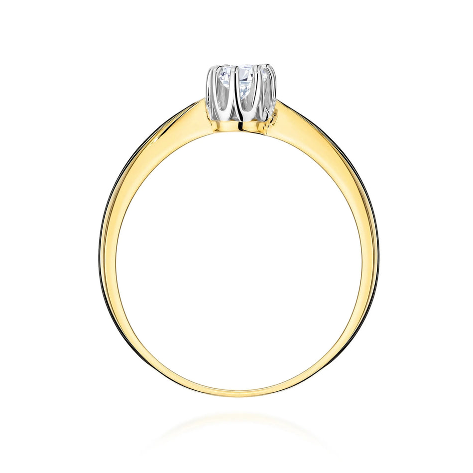 14k (585) Gold Ring | 0.15ct Diamond | GREMARI Jewelry
