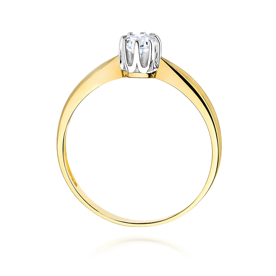 14k (585) Gold Ring | 0.20ct Diamond | GREMARI Jewelry
