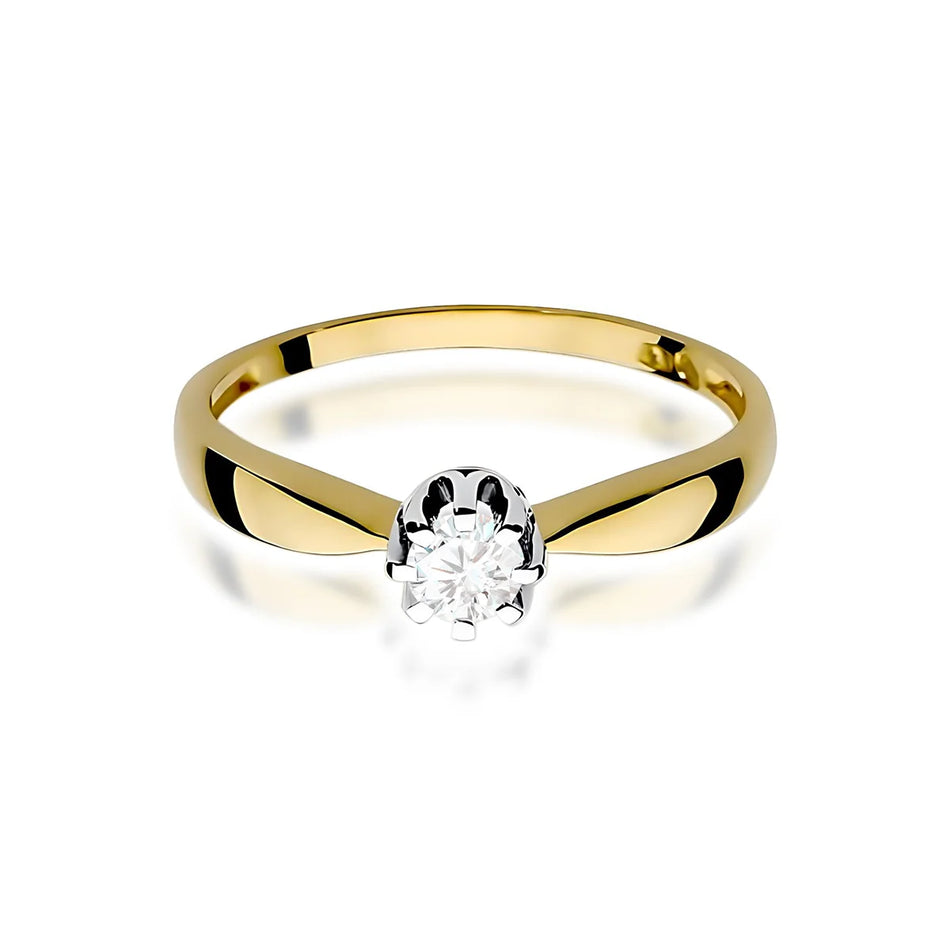 14k (585) Gold Ring | 0.20ct Diamond | GREMARI Jewelry
