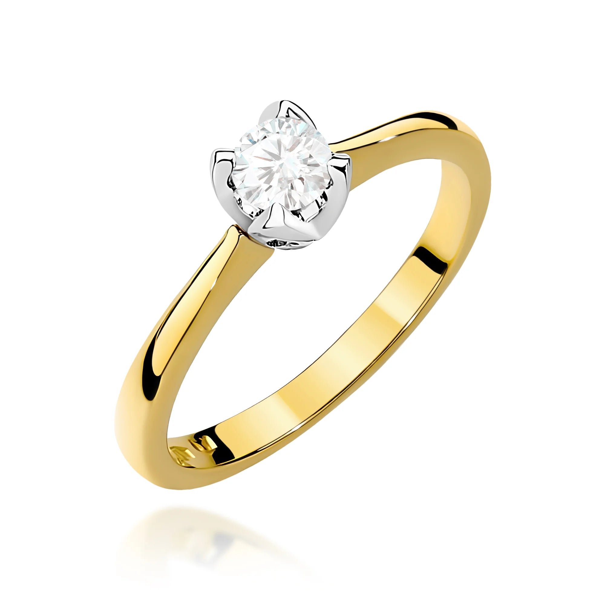 14k (585) Gold Ring | 0.30ct Diamond | GREMARI Jewelry
