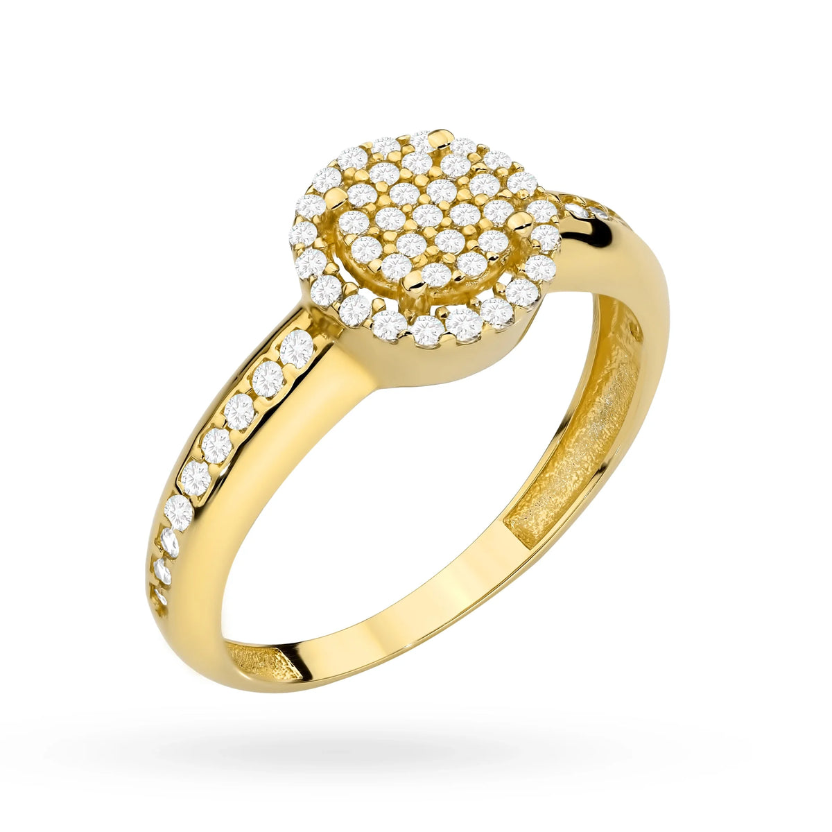Prsten ze 14karátového zlata (585) | Sada zirkonií | Šperky GREMARI