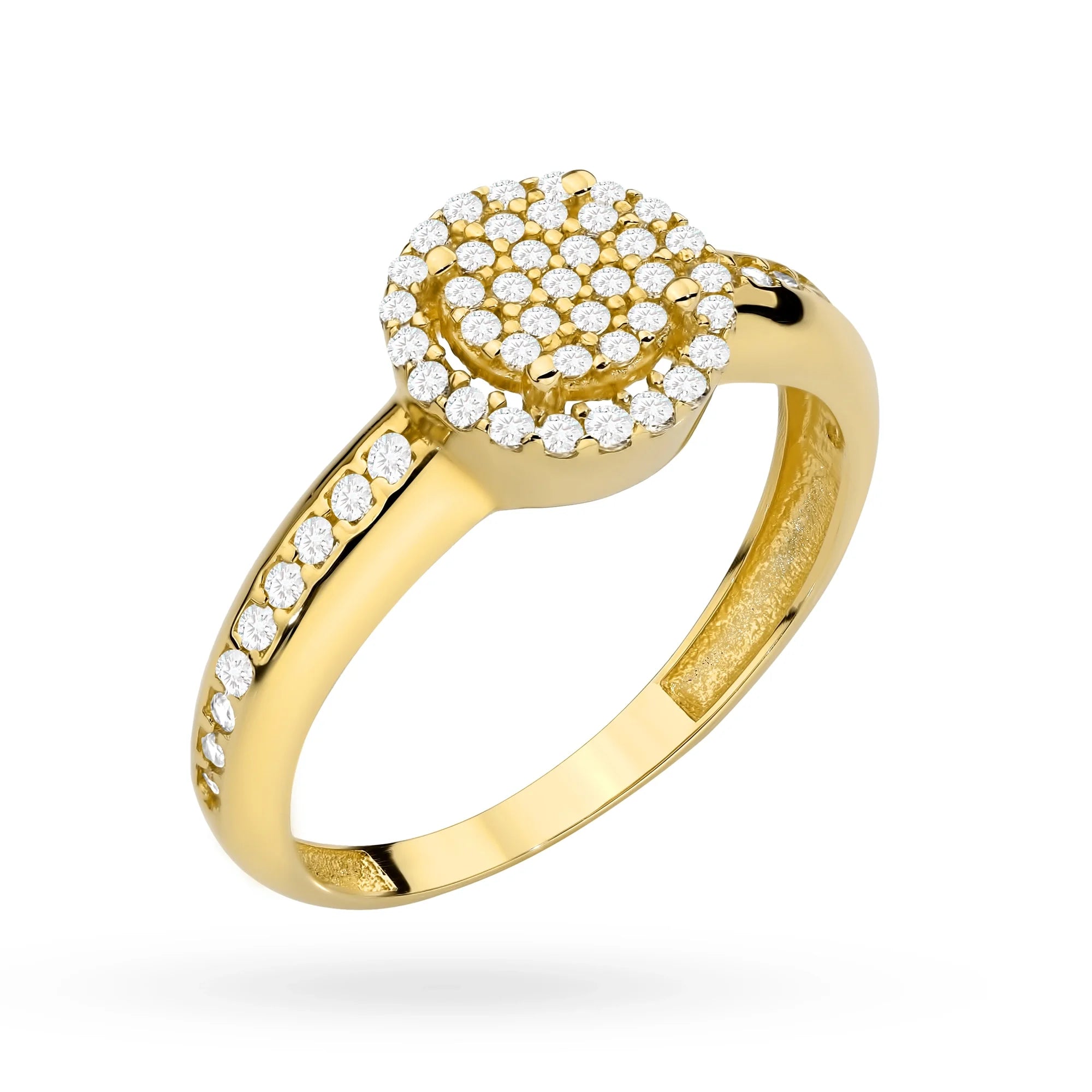 Prsten ze 14karátového zlata (585) | Sada zirkonií | Šperky GREMARI