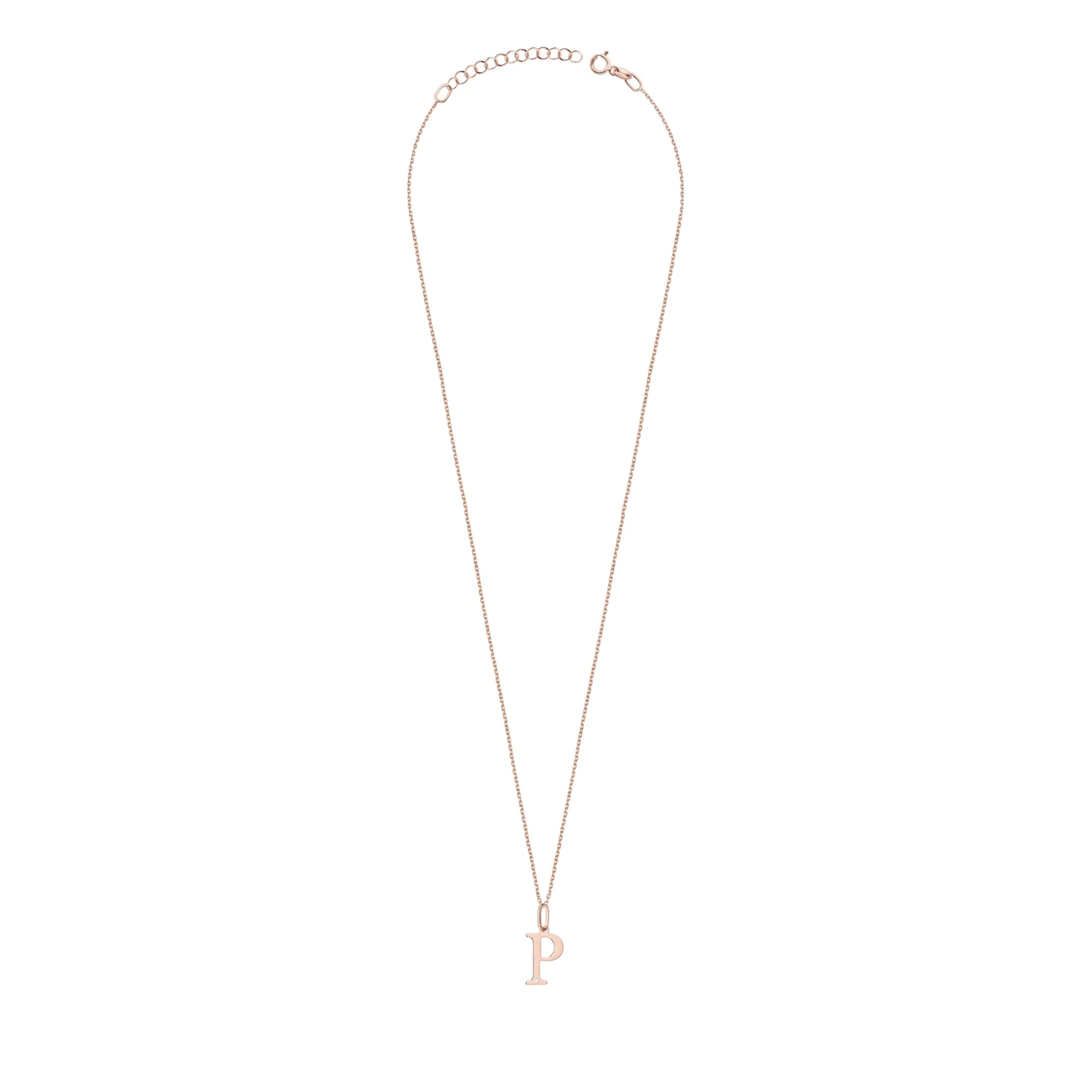 Náhrdelník z 14karátového růžového zlata s diamantem o hmotnosti 0,005 ct. Výborný dárek. Pravost diamantu potvrzuje certifikát.