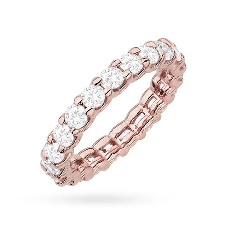 Rose Gold 14k(585) ring with 0,08ct diamonds. Perfect for a gift.
