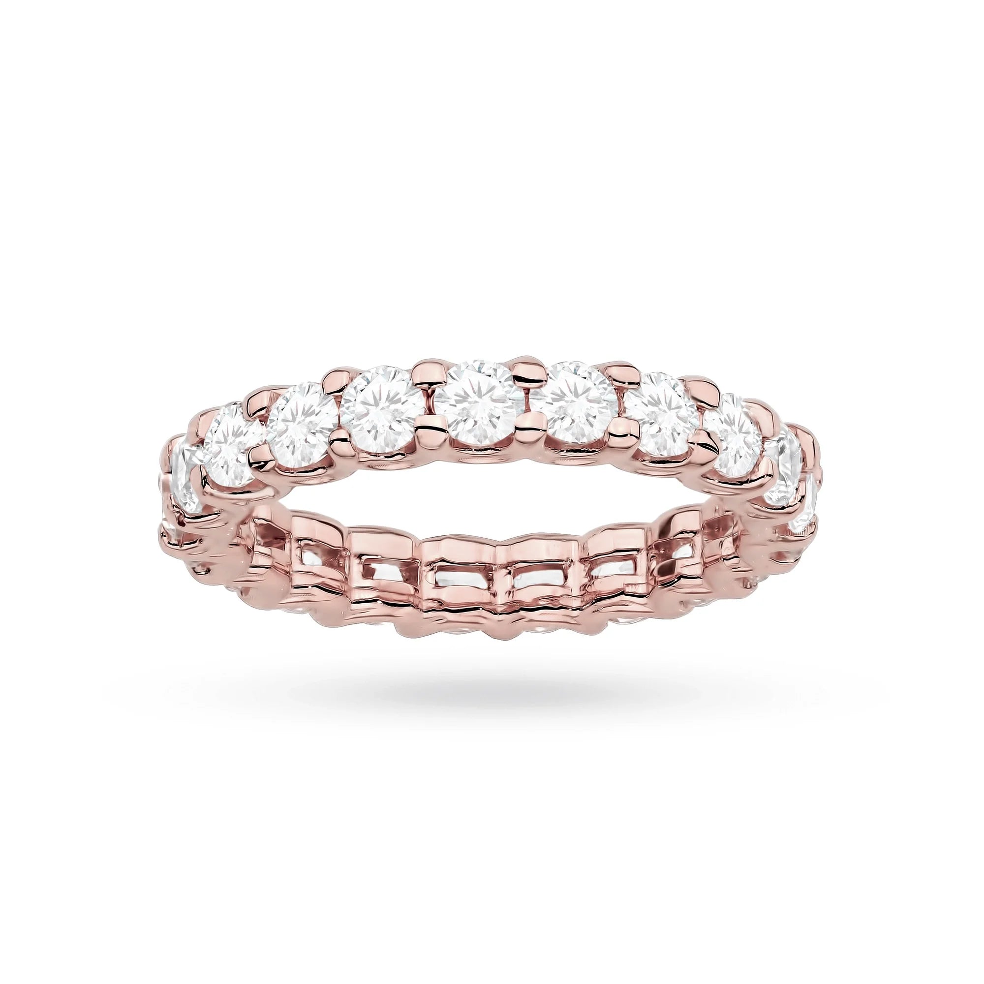 Rose Gold 14k(585) ring with 0,08ct diamonds. Perfect for a gift.