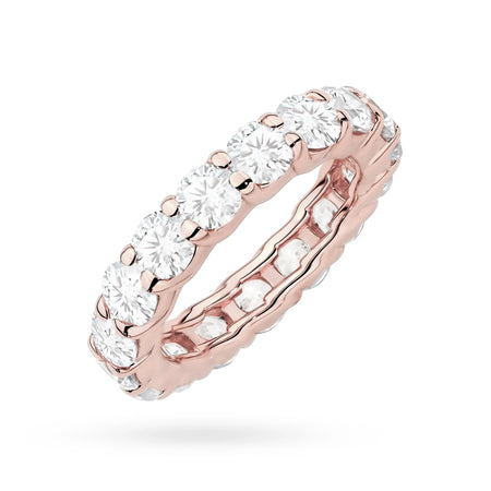 Rose Gold 14k(585) ring with 0,20ct diamonds. Perfect for a gift.