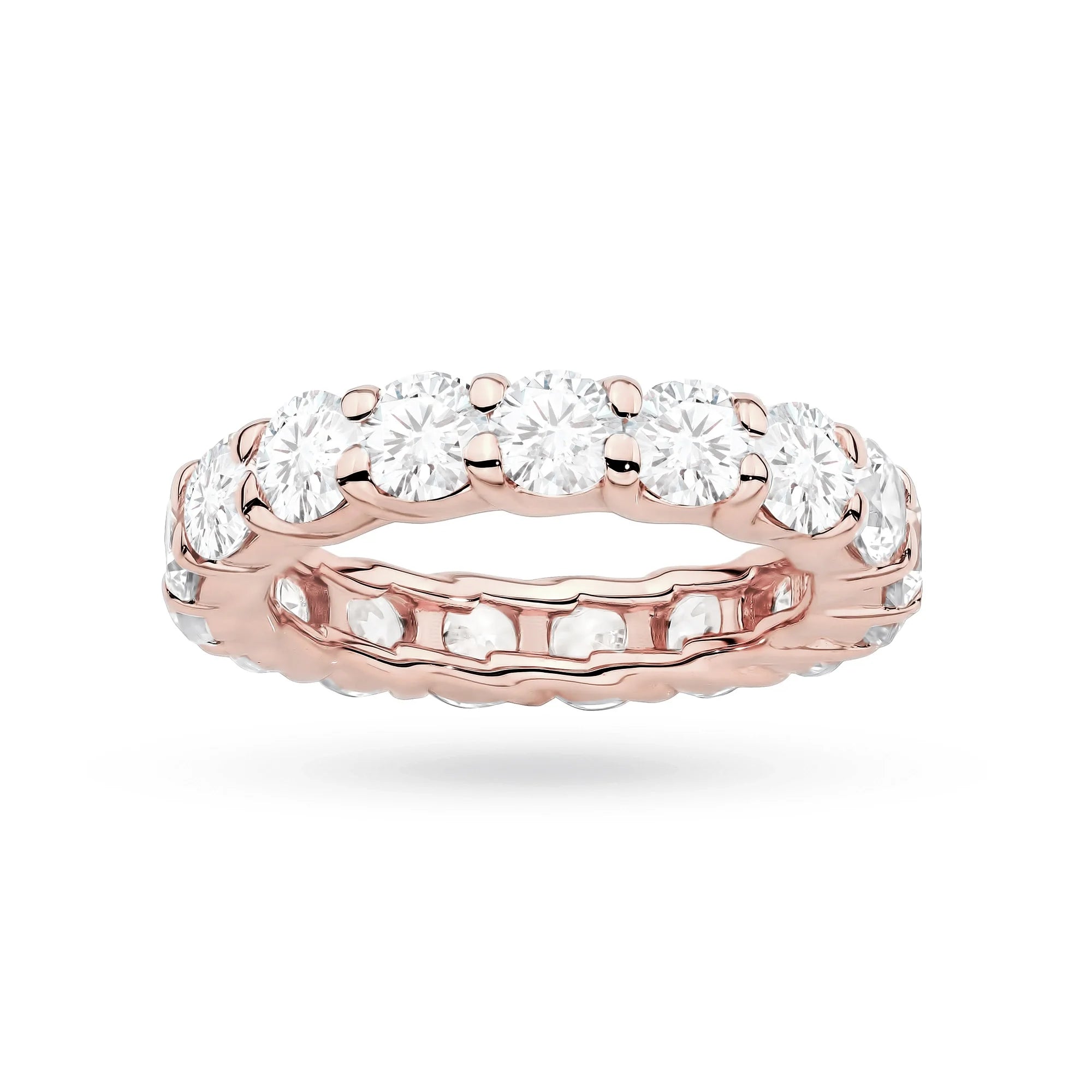 Rose Gold 14k(585) ring with 0,20ct diamonds. Perfect for a gift.