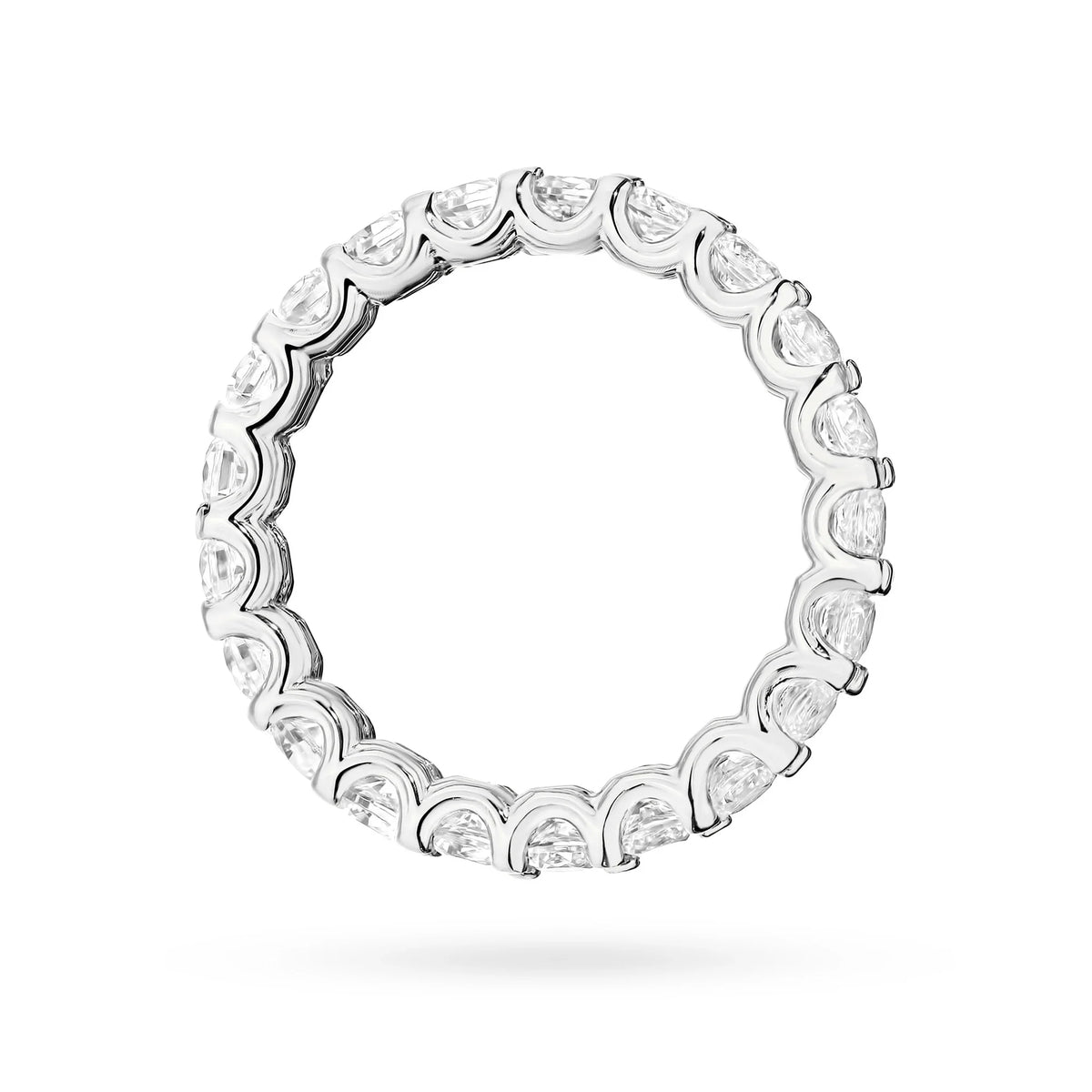 White Gold 14k(585) ring with 0,08ct diamonds.  Perfect for a gift.