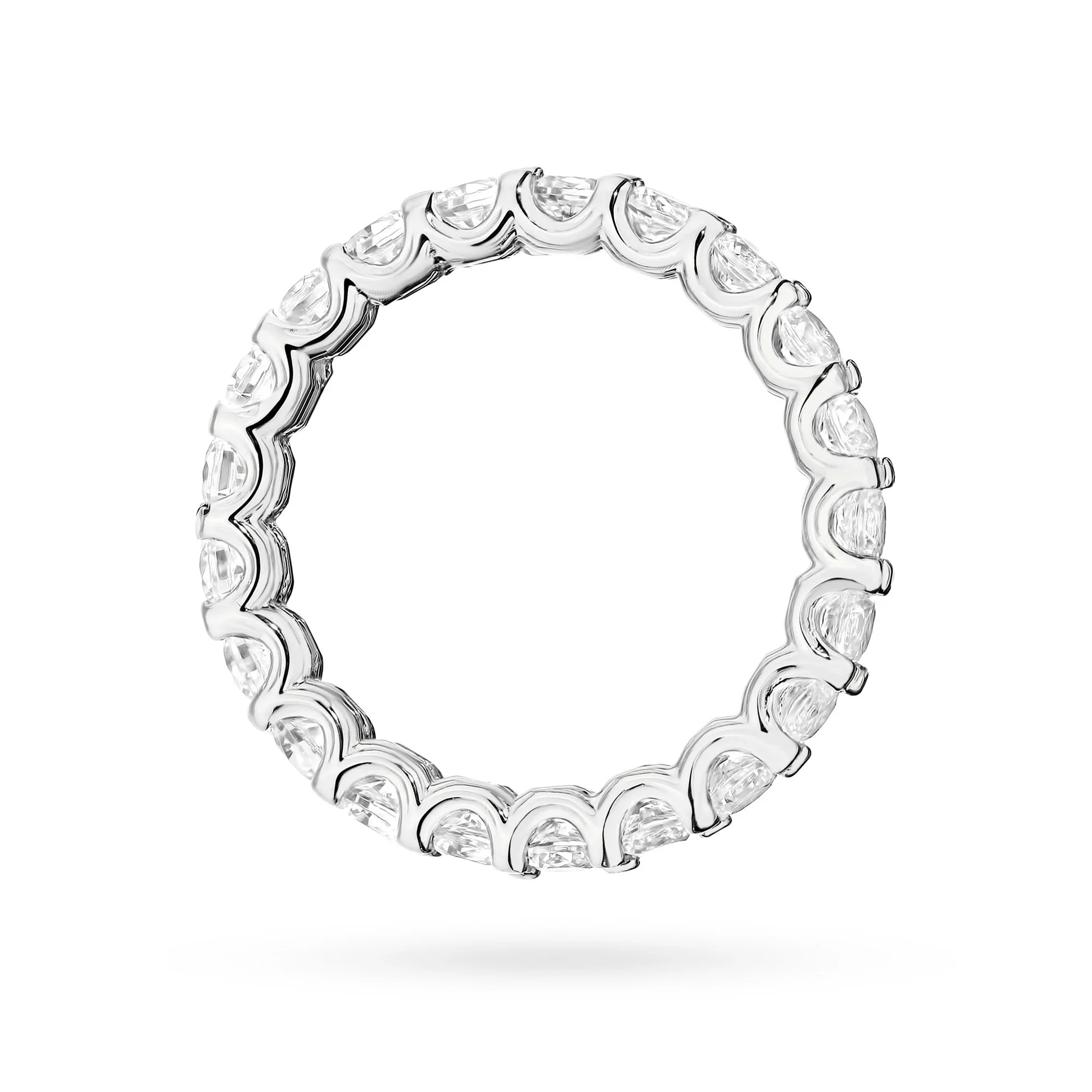 White Gold 14k(585) ring with 0,08ct diamonds.  Perfect for a gift.