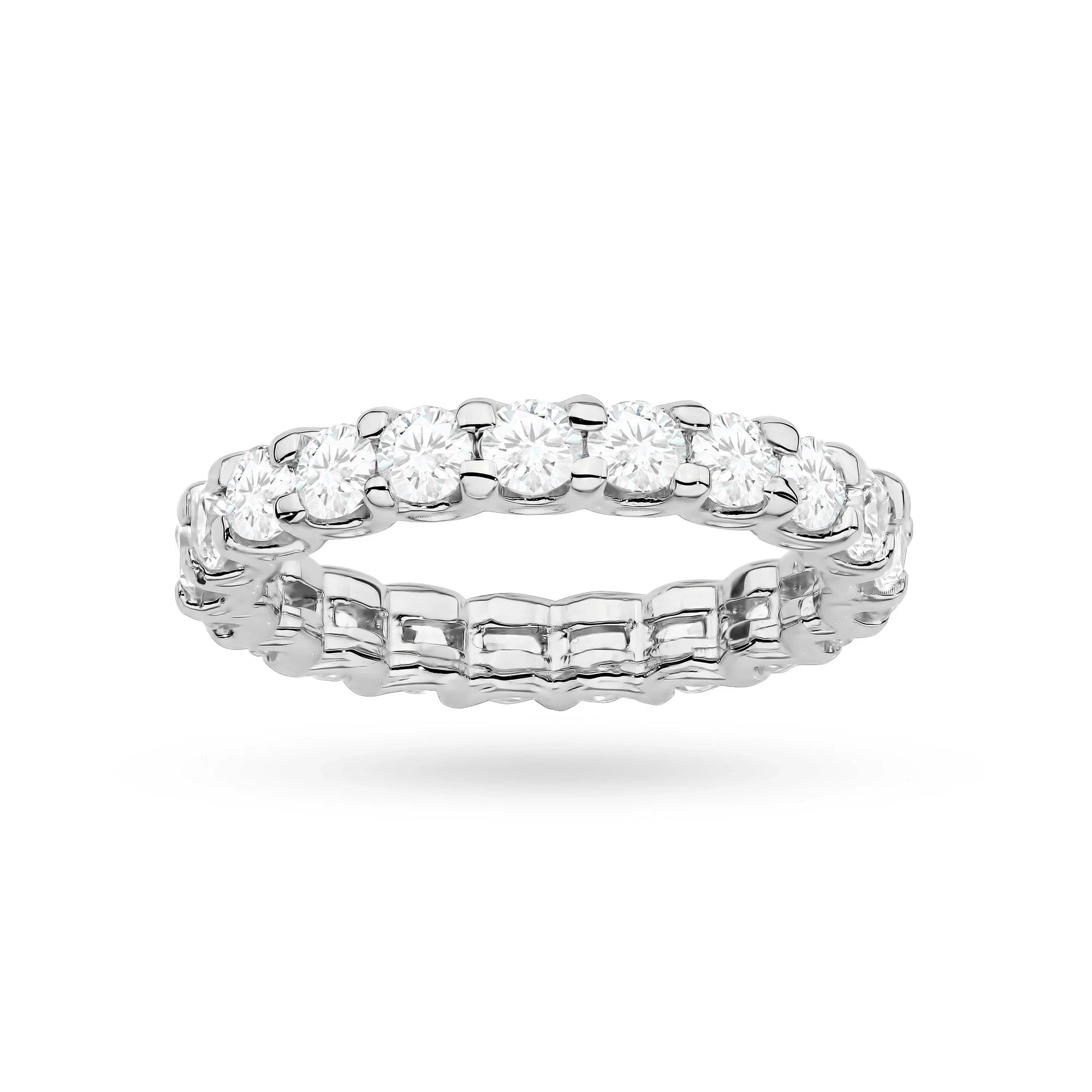 White Gold 14k(585) ring with 0,08ct diamonds.  Perfect for a gift.