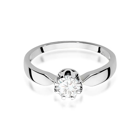 14k (585) White Gold Ring | 0.70ct Diamond | GREMARI Jewelry

