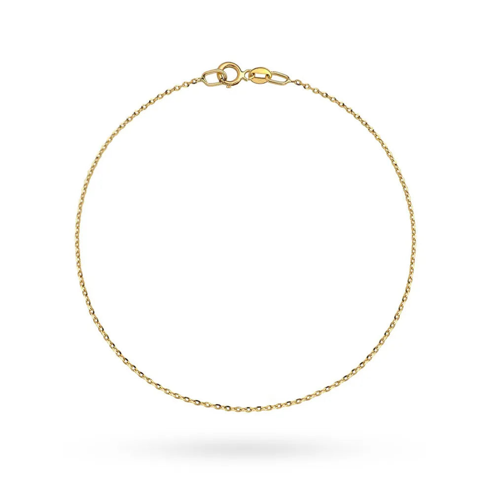 14k Gold (585) Delicate Classic Bracelet | Elegant Weave Design