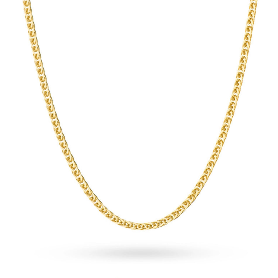 This 14-carat gold chain is an exclusive accessory. Perfect for a gift.