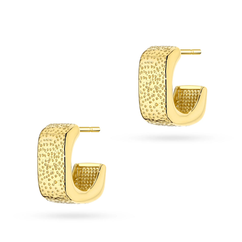 Gold-Plated Silver (925) Earrings | Geometric Design | GREMARI Jewelry