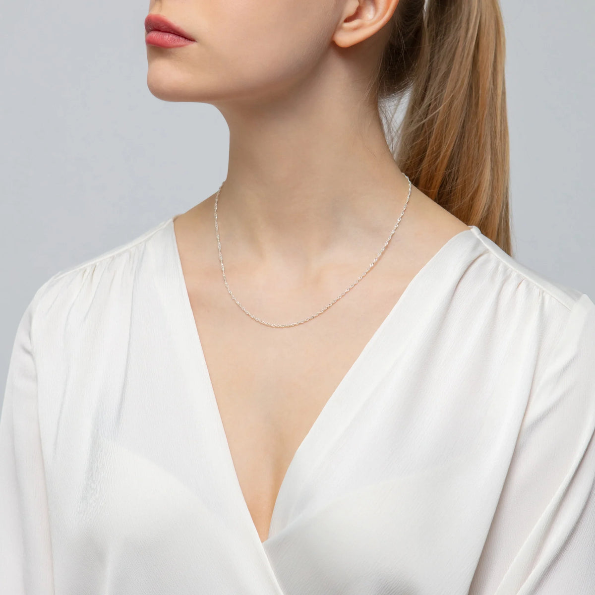 Sterling Silver (925) Singapore Chain | 1.8mm | GREMARI Gift
