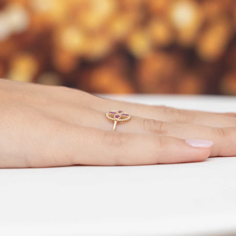 gold-ring-with-red-zirconia-flower-ap190-585-c