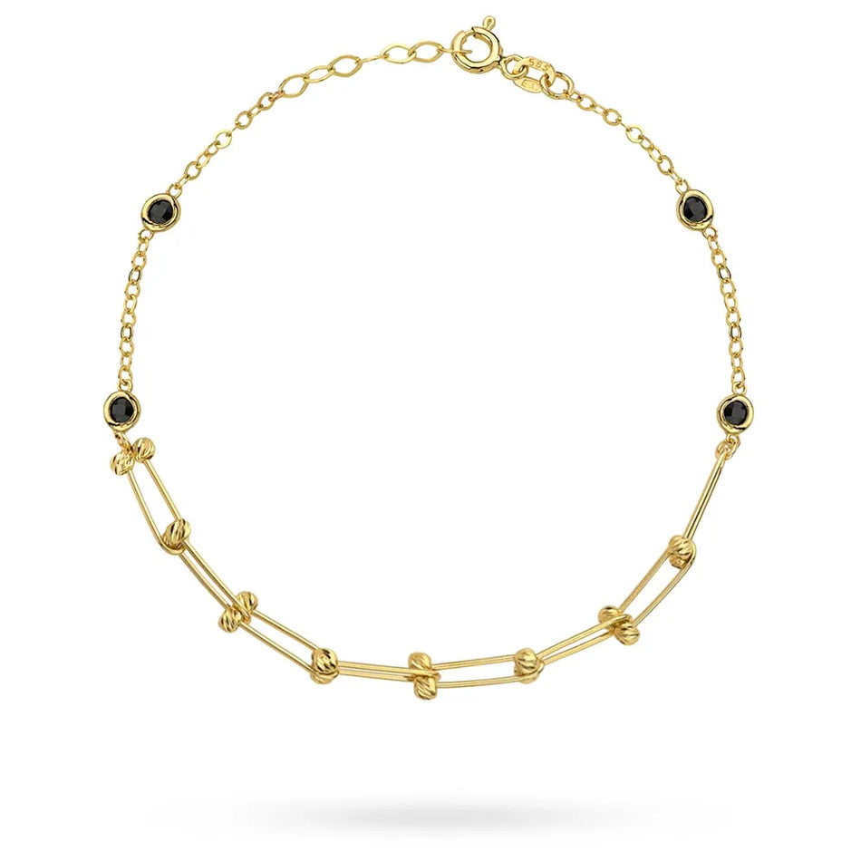 gold-bracelet-with-black-zirconia-beads-b-gw-232-585