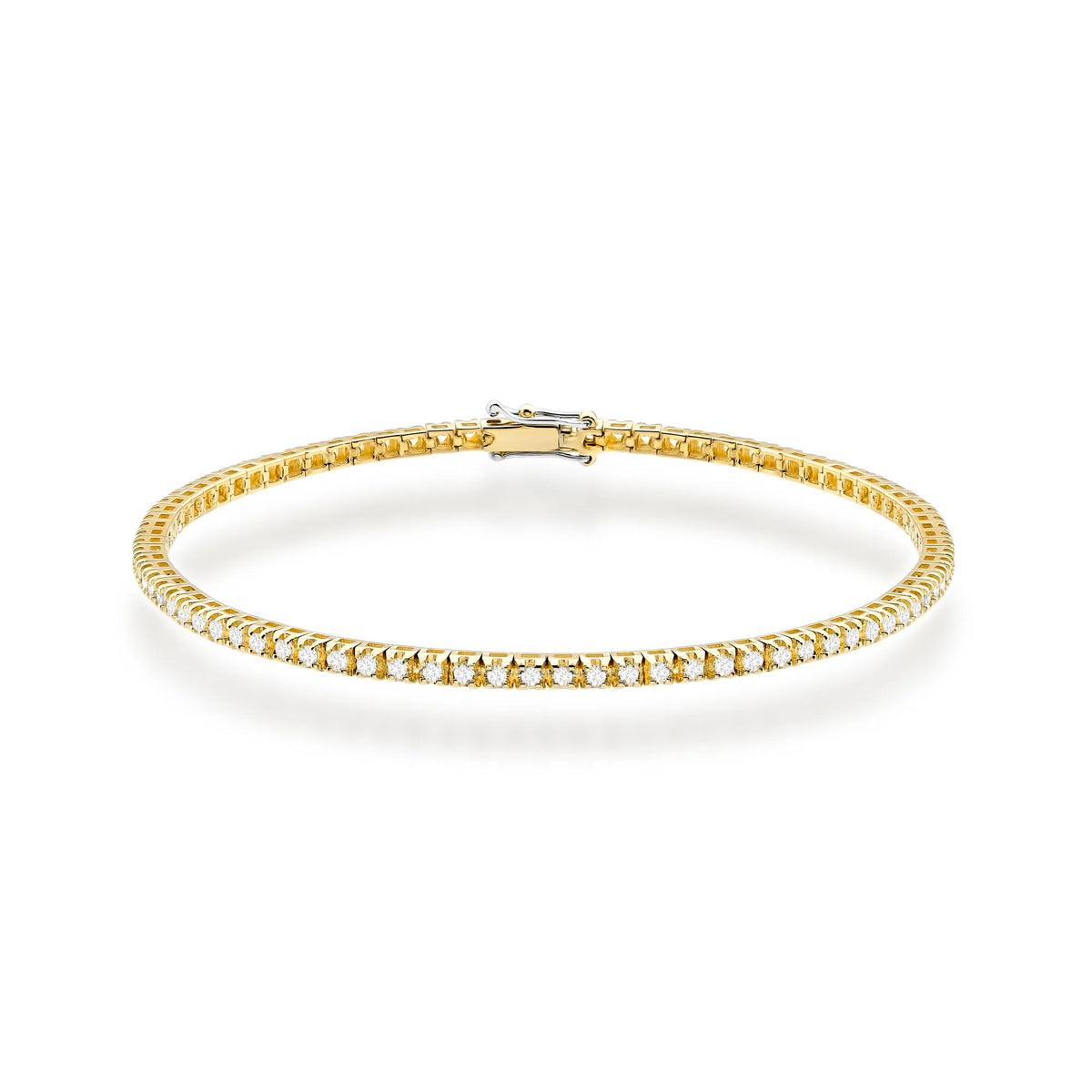 sada zlatých náramků s laboratorními diamanty 1,073 ct b0031-ldw-03