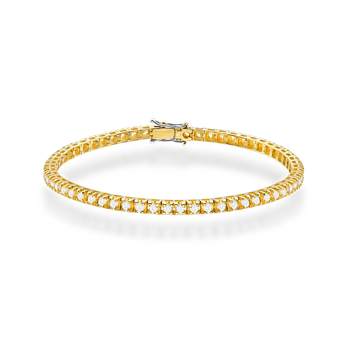 souprava zlatých náramků s 1,98ct laboratorních diamantů b0031-ldw-06