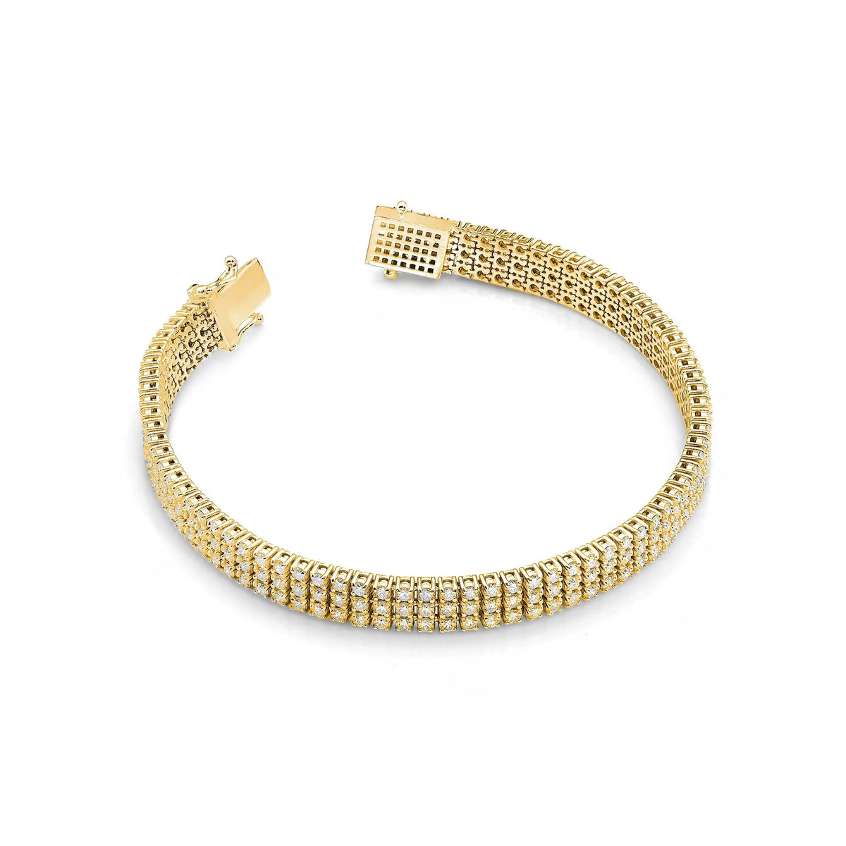 souprava zlatých náramků se 4,44 ct diamanty b0035-diw-01