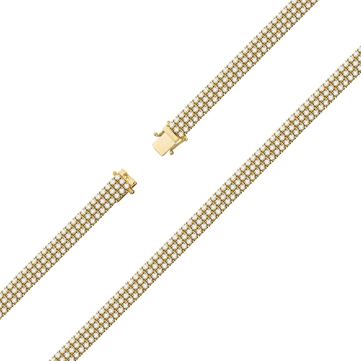 souprava zlatých náramků se 4,44 ct diamanty b0035-diw-01