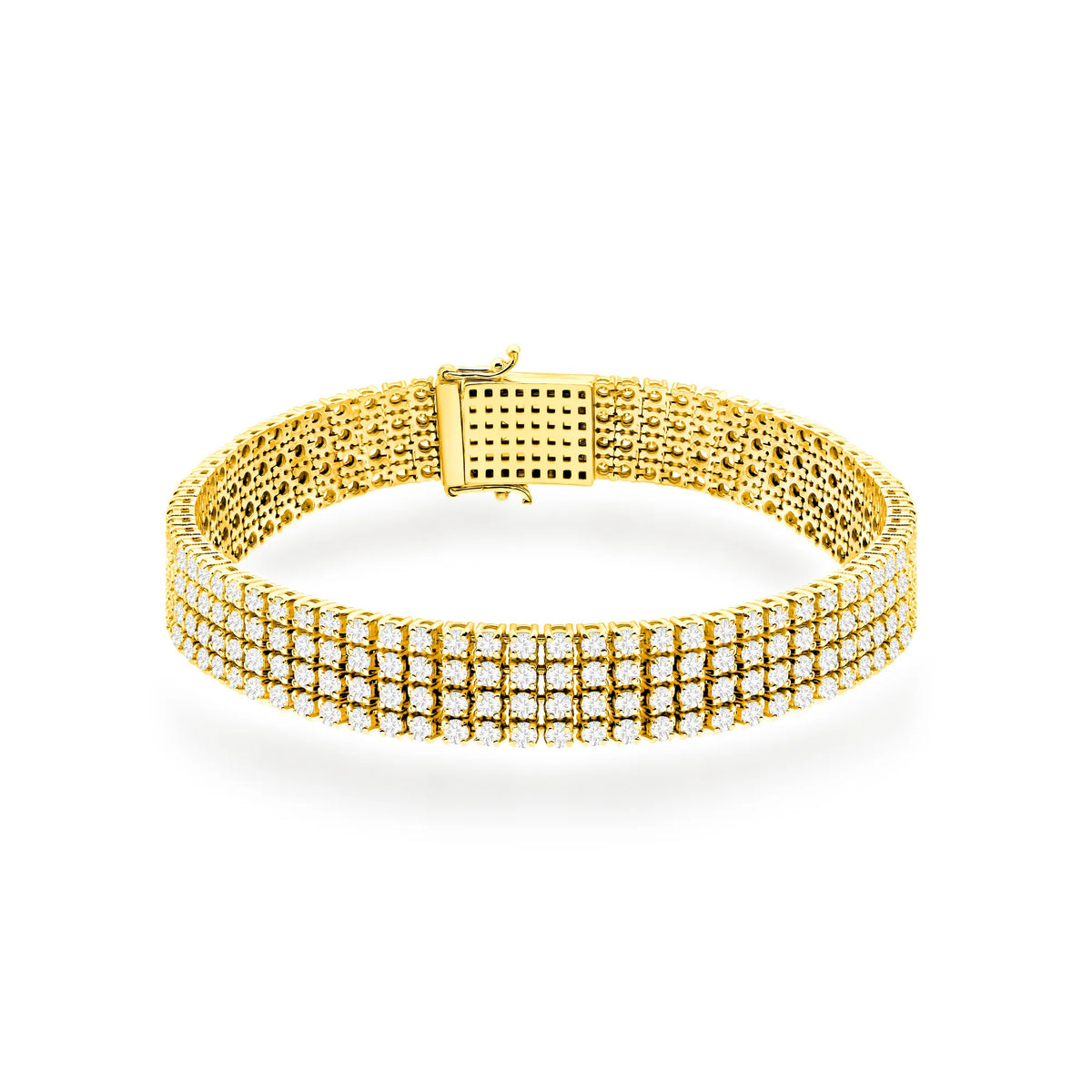 souprava zlatých náramků s 6,00 ct laboratorních diamantů b0036-ldw-01