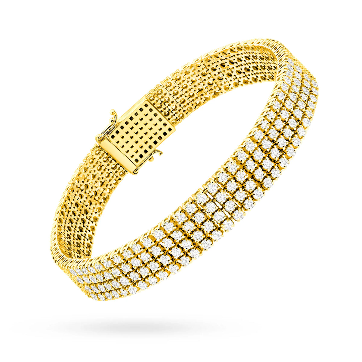 souprava zlatých náramků s 6,00 ct laboratorních diamantů b0036-ldw-01