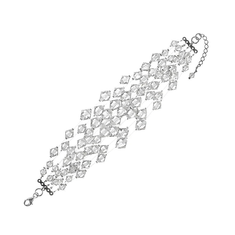 klasický-stříbrný-náramek-na-svatební-den-s-křišťály-swarovski-bw025