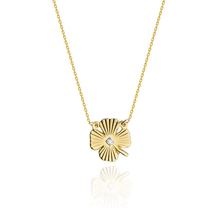 gold-celebrity-necklace-with-diamond-lucky-clover-n0021