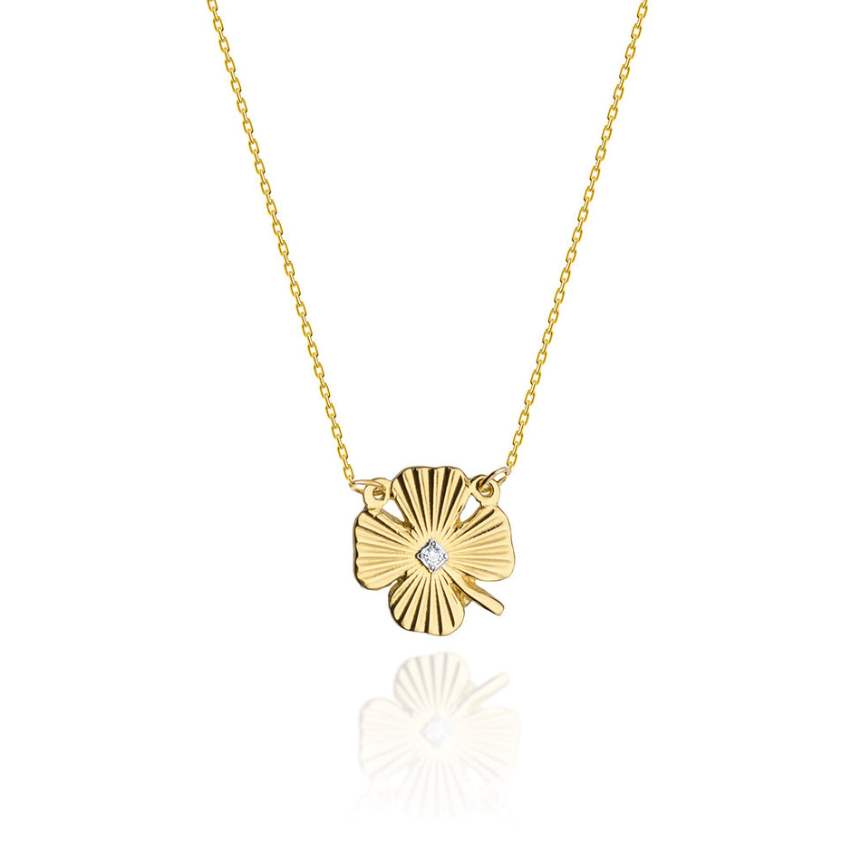 gold-celebrity-necklace-with-diamond-lucky-clover-n0021