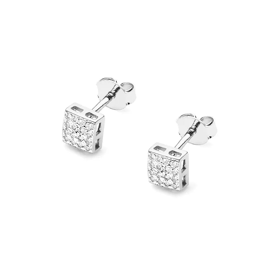 Zlaté náušnice s diamanty Celebrity