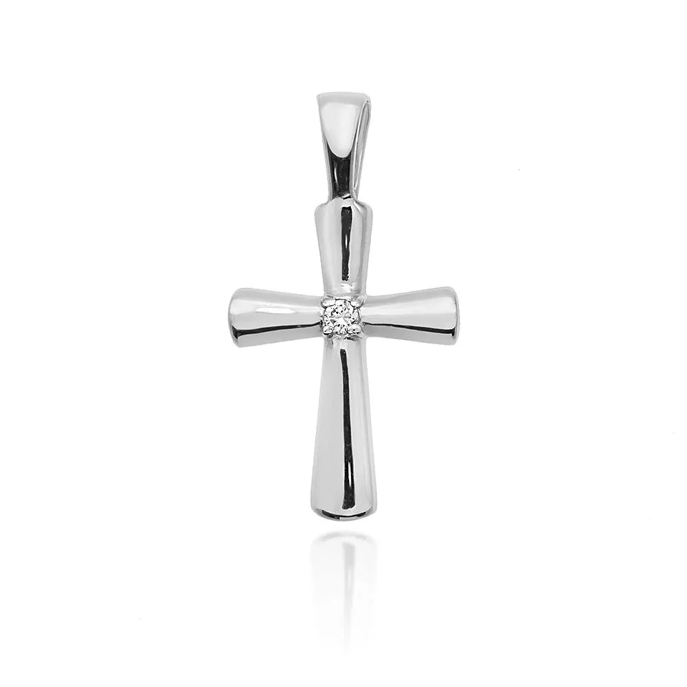 zlatý křížek s diamanty d0003-diw-01