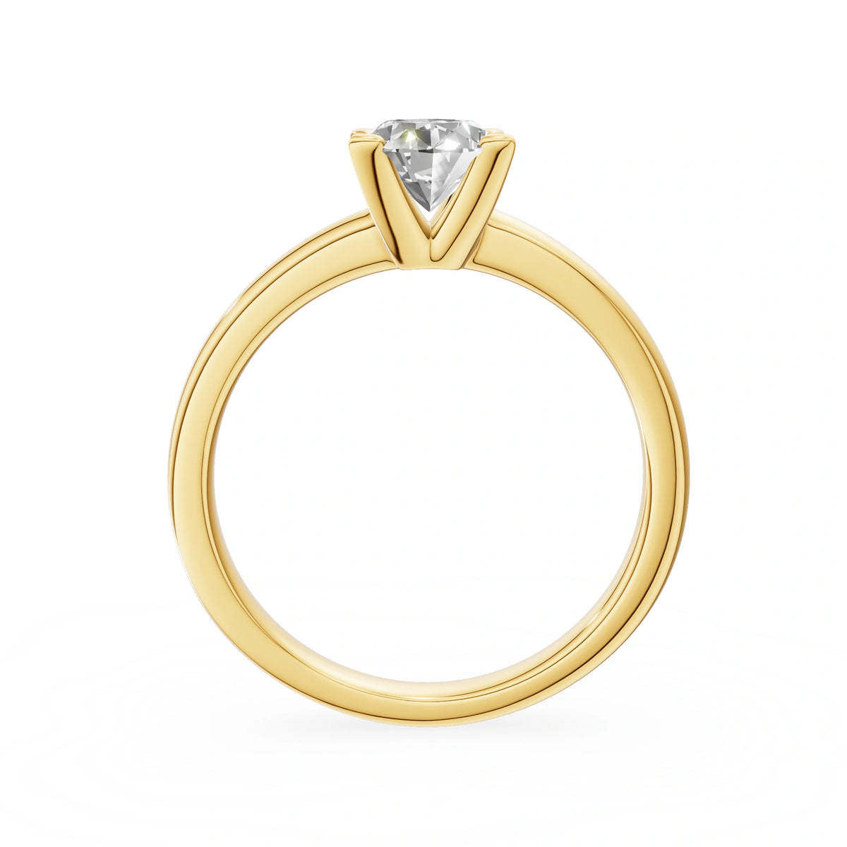 Gremari Seven Grace zásnubní prsten ze žlutého zlata s 1,00 ct lab-grown diamantem – Oval