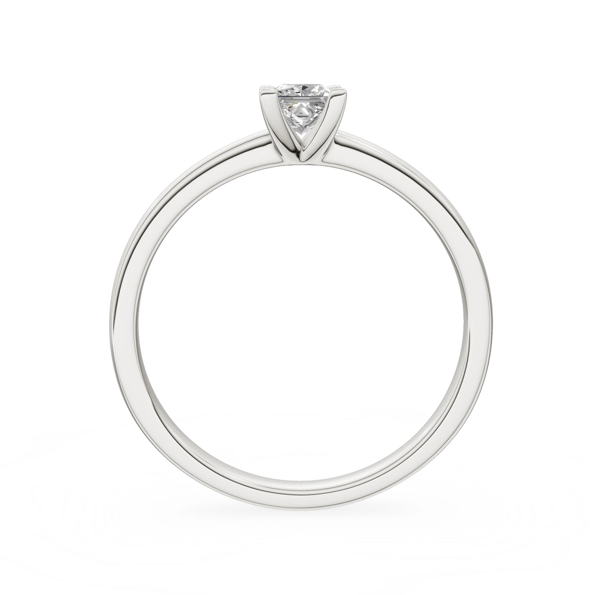 Gremari Seven Grace zásnubní prsten z bílého zlata s 0,30 ct lab-grown diamantem – Princess