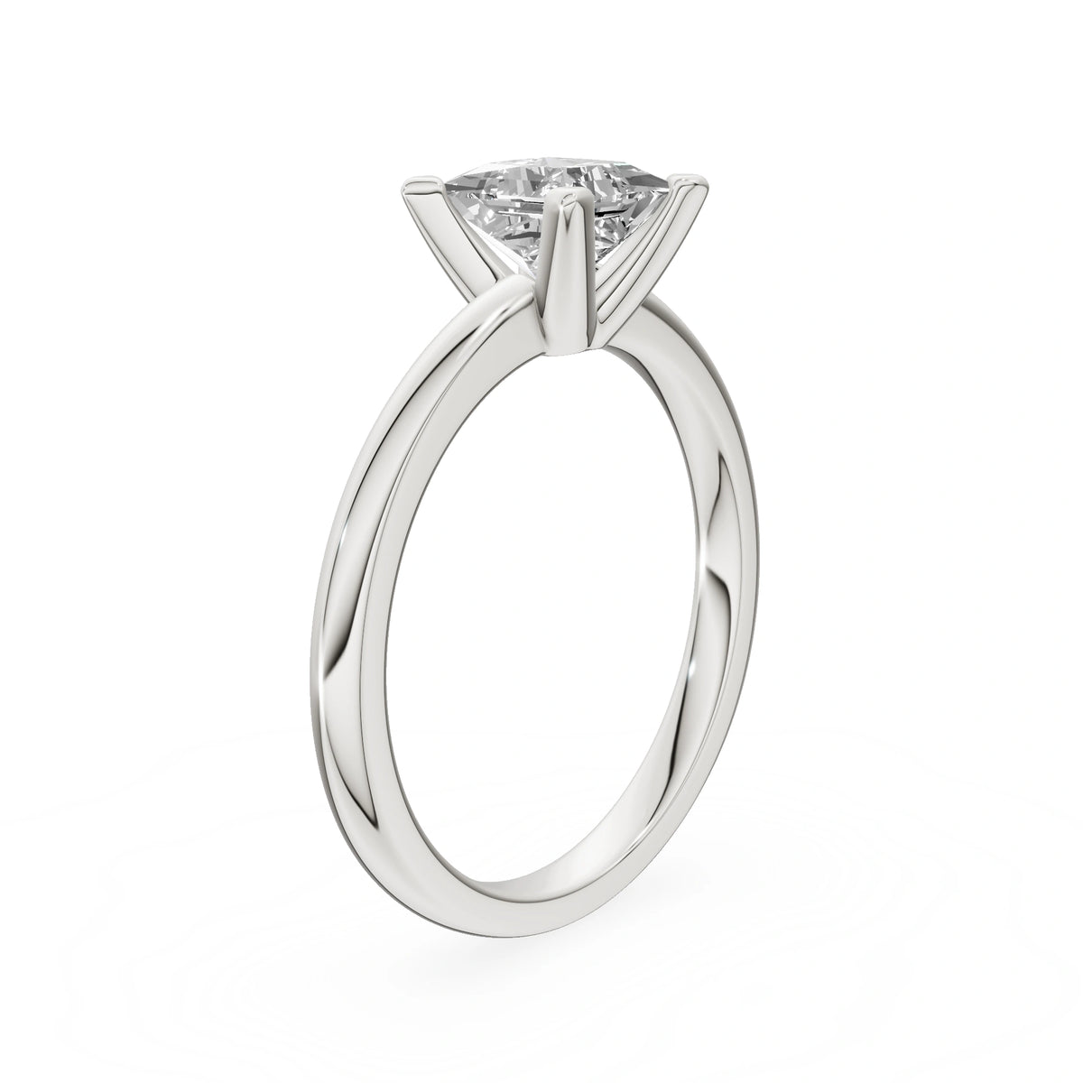 Gremari Seven Grace zásnubní prsten z bílého zlata s 1,00 ct lab-grown diamantem – Princess