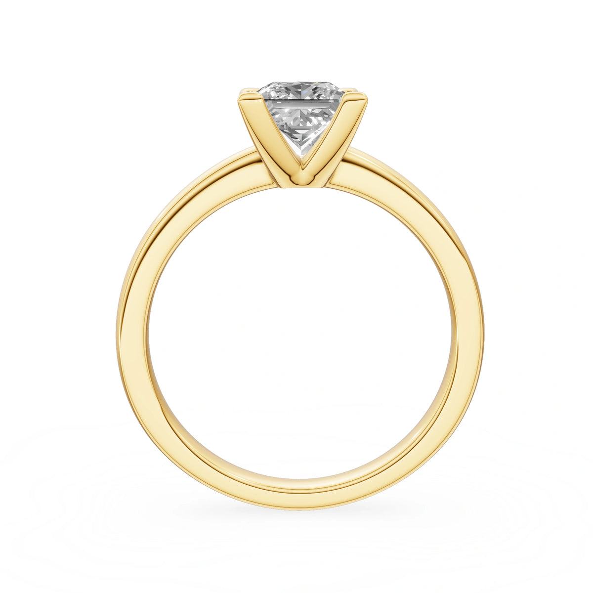 Gremari Seven Grace zásnubní prsten ze žlutého zlata s 1,00 ct lab-grown diamantem – Princess