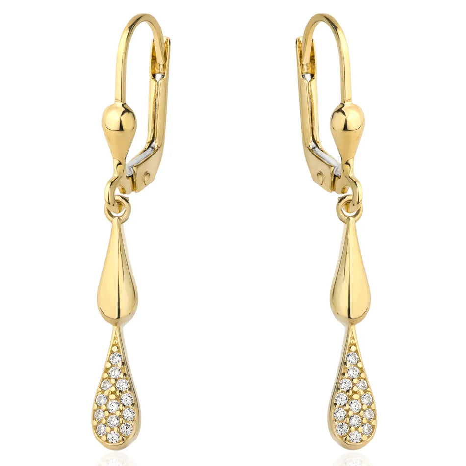 gold-earrings-with-english-clasp-with-zirconia-drops-k-gw-368-585