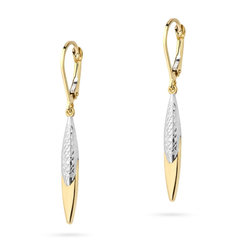 two-color-gold-earrings-with-english-clasp-teardrops-k-gw-522-585
