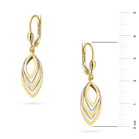 two-color-gold-english-clasp-earrings-k-gw-844-14k-585