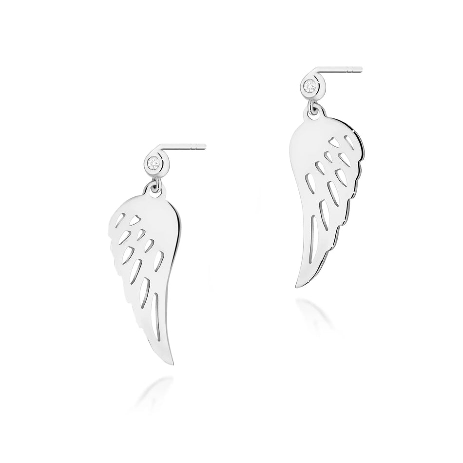 zlaté náušnice s diamanty 0,029 ct k0050-diw-01