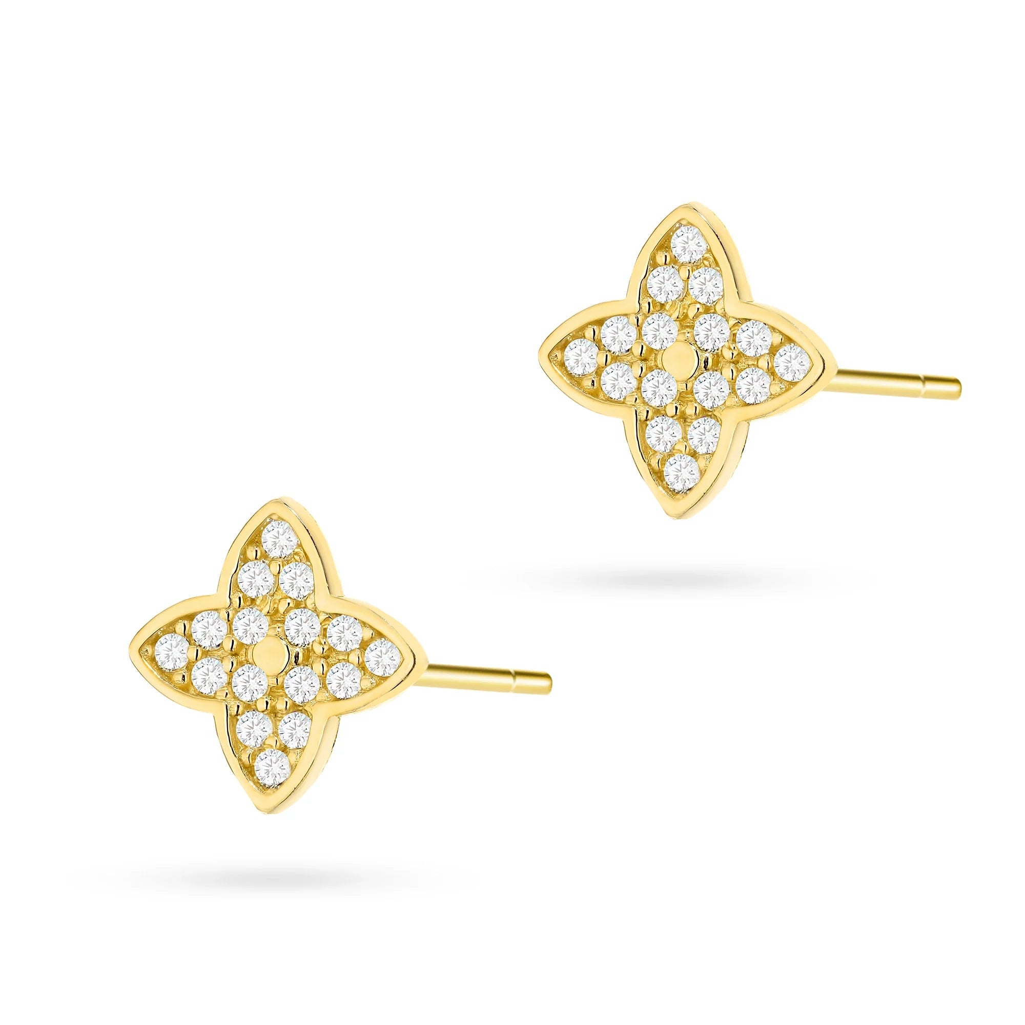 gold-stud-earrings-with-zirconia-k043-14k-585-b